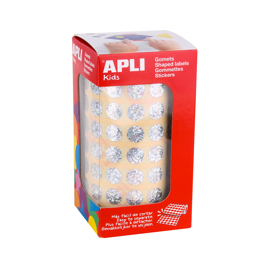 Metallische Aufkleber um ø 10,5 mm