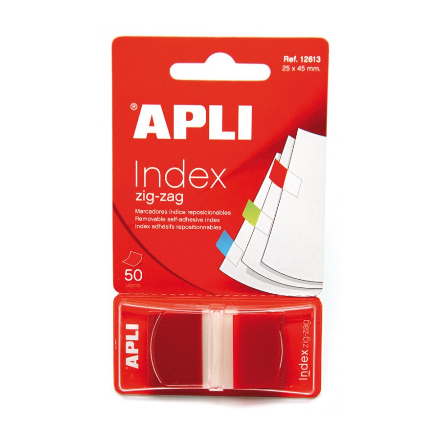 Index Zickzack Rot 45 x 25 mm