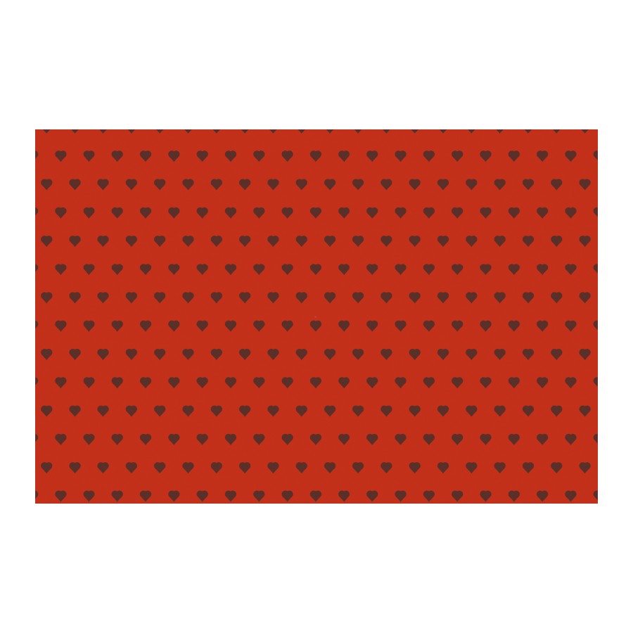 EVA Schaum 60 x 40 cm Glitzerherzen rot