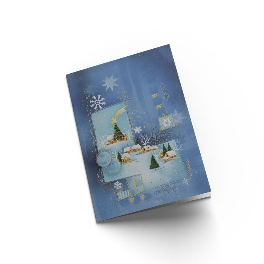 SBA 8073 decadry kerstkaart