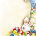 decadry-a4-papier-easter hase-dpp065