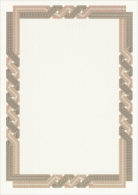 decadry certificaten a4 papier twist bruin beige dsd1059