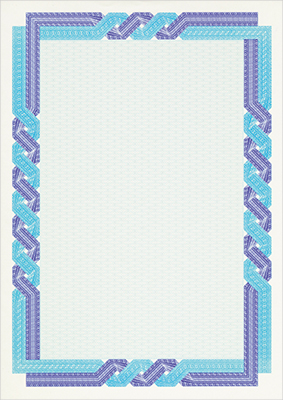Zertifikat Twist Process Cyan