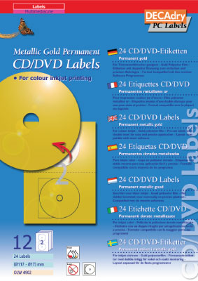 decadry-DVD Etiketten-gold-a4-insert-olw4902-vp