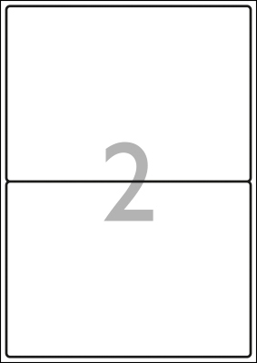 Etiketten 199,6 x 143,5 mm