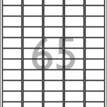 Etiketten 38,1 x 21,2 mm 1 Decadry Etiketten-a4-38x21mm-weiß-dlw1730