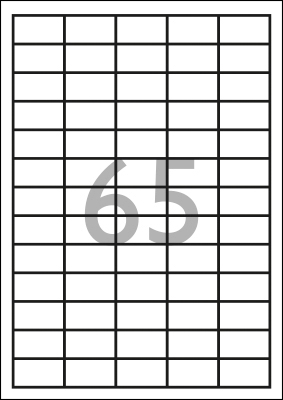 Etiketten 38,1 x 21,2 mm