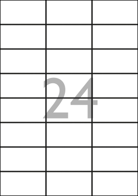 Etiketten 70 x 37 mm