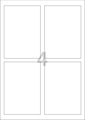 Label Glossy 90 x 130 mm