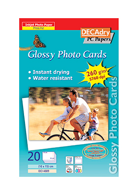 decadry fotokaarten dailyline glossy 260gram oci4889