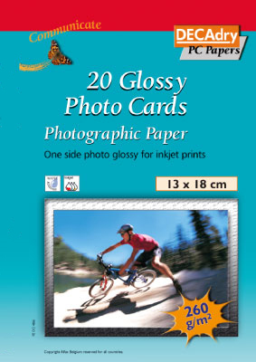 decadry fotokaarten glossy 260gram oci4866